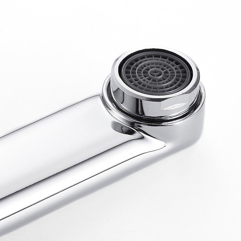 A Chrome Wall-Mounted Faucet Image