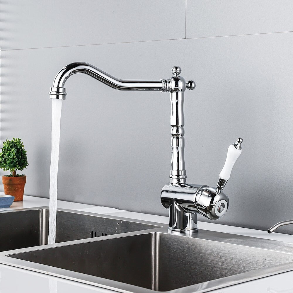 A Chrome Vintage-Style Faucet Image