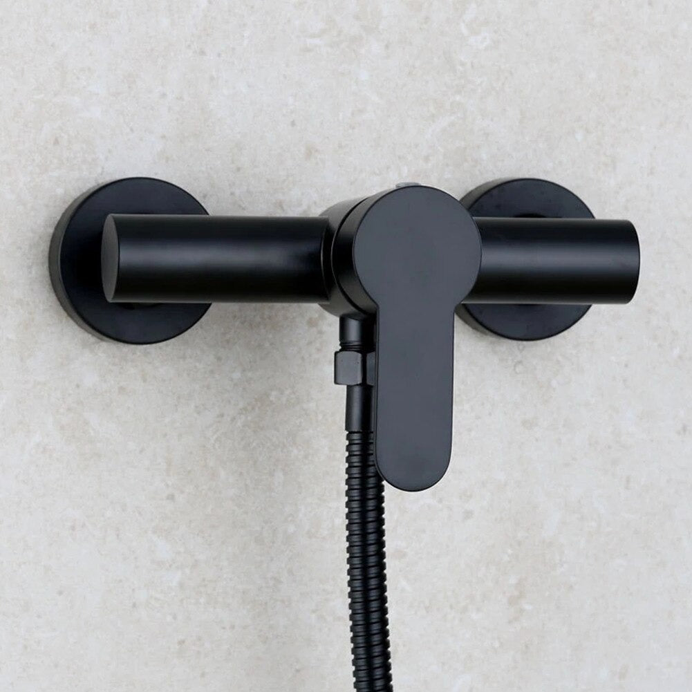 A Stainless Steel Shower Faucet Image