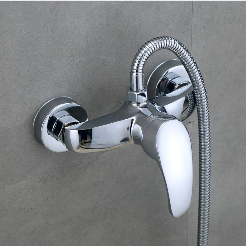 A Chrome Shower Faucet Image