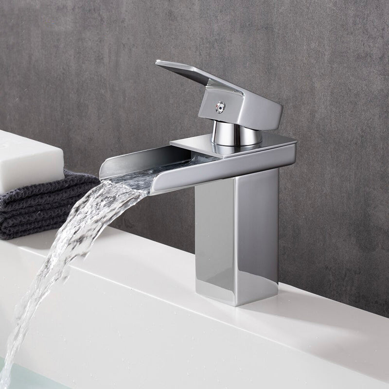 A Chrome Waterfall Faucet Image