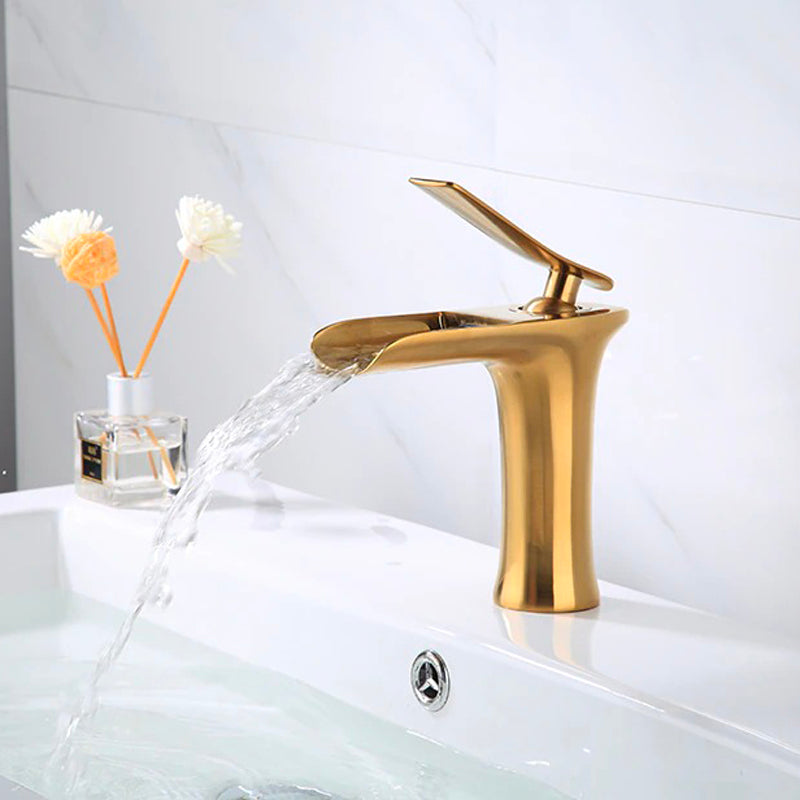 A Gold Waterfall Faucet Image