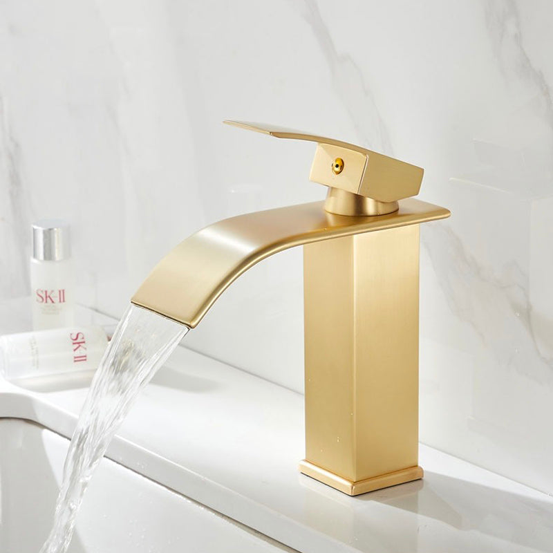 A Gold Waterfall Faucet Image