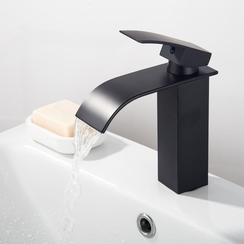 A Black Waterfall Faucet Image
