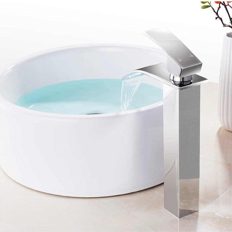 A Compact Faucet for Your Vessel Sink Image