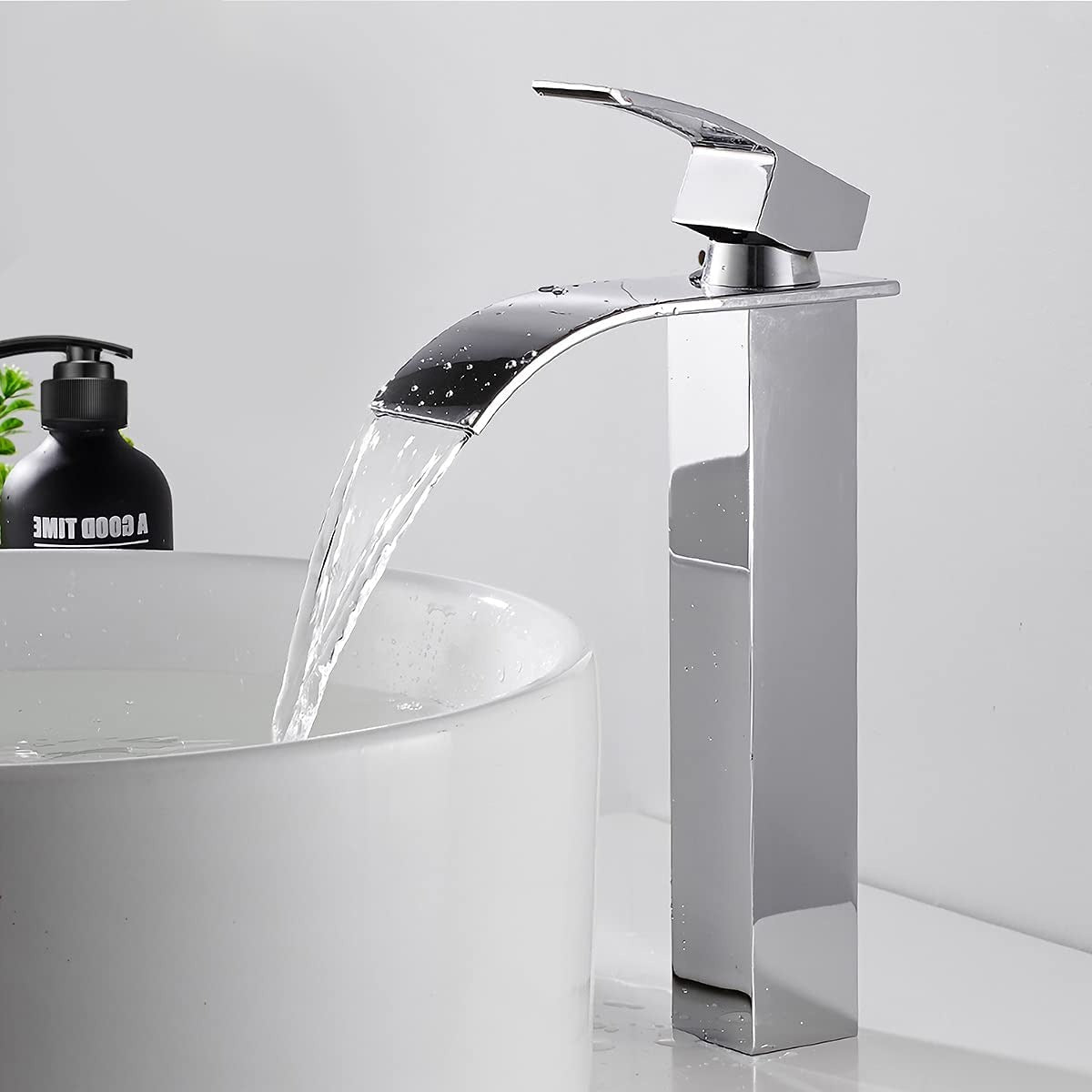 A Chrome Waterfall Faucet Image