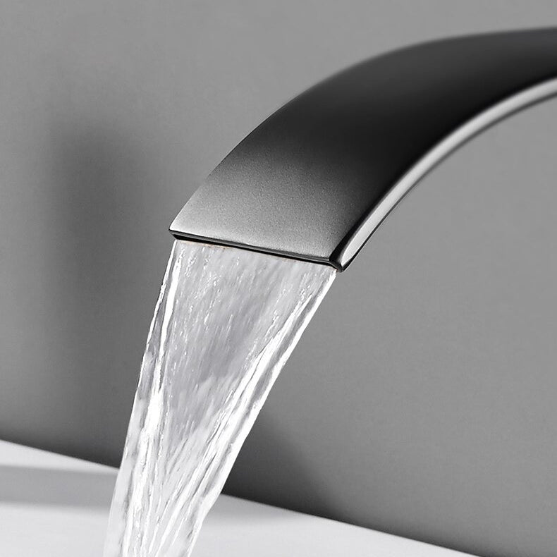 A Compact Faucet for Your Vessel Sink Image