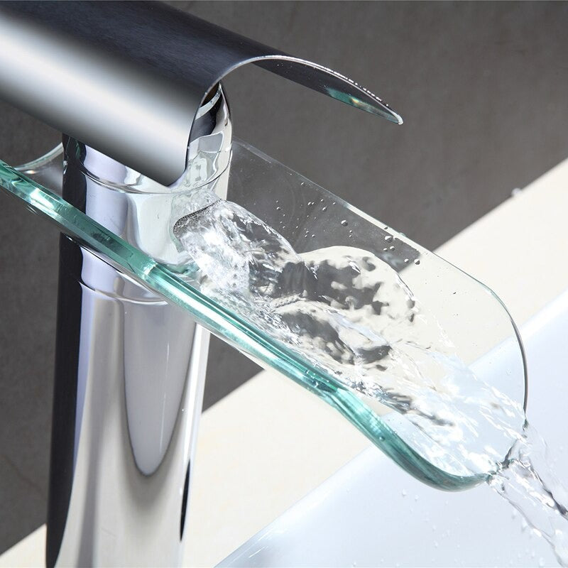 A Compact Faucet for Your Vessel Sink Image