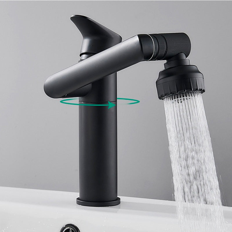 A Black Bathroom Sink Faucet Image