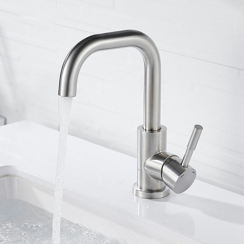 A Gooseneck Bathroom Sink Faucet Image