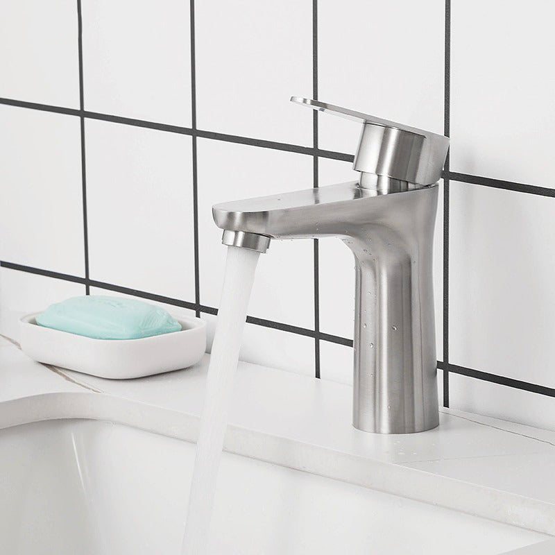 A Single-Handle Bathroom Sink Faucet Image