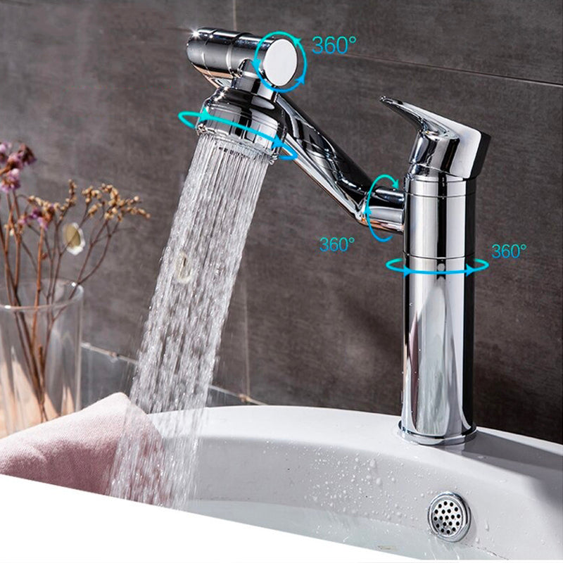 A Swivel-Spout Bathroom Sink Faucet Image