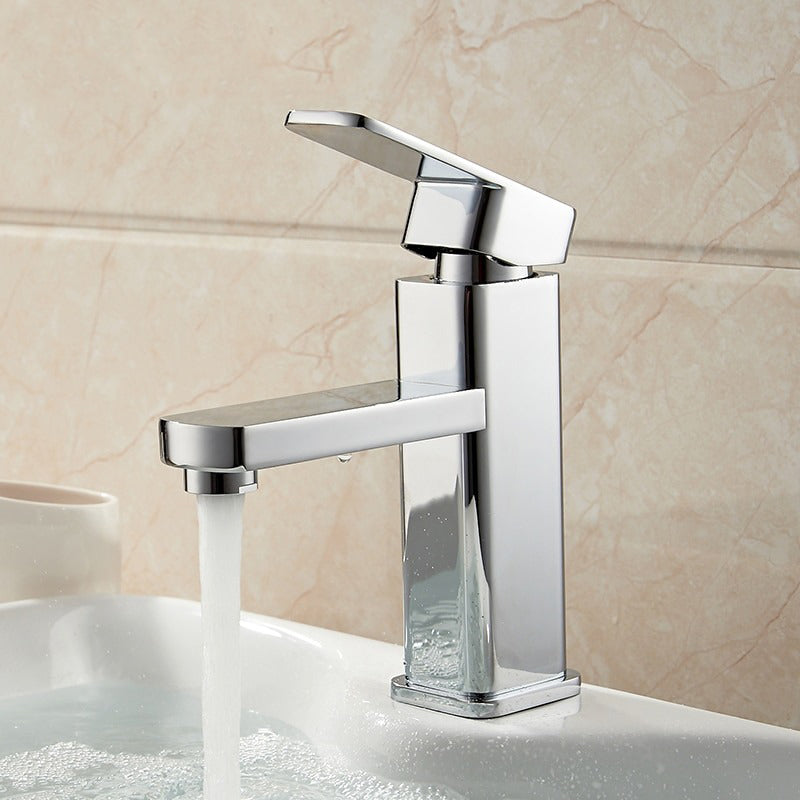 A Single-Handle Bathroom Sink Faucet Image