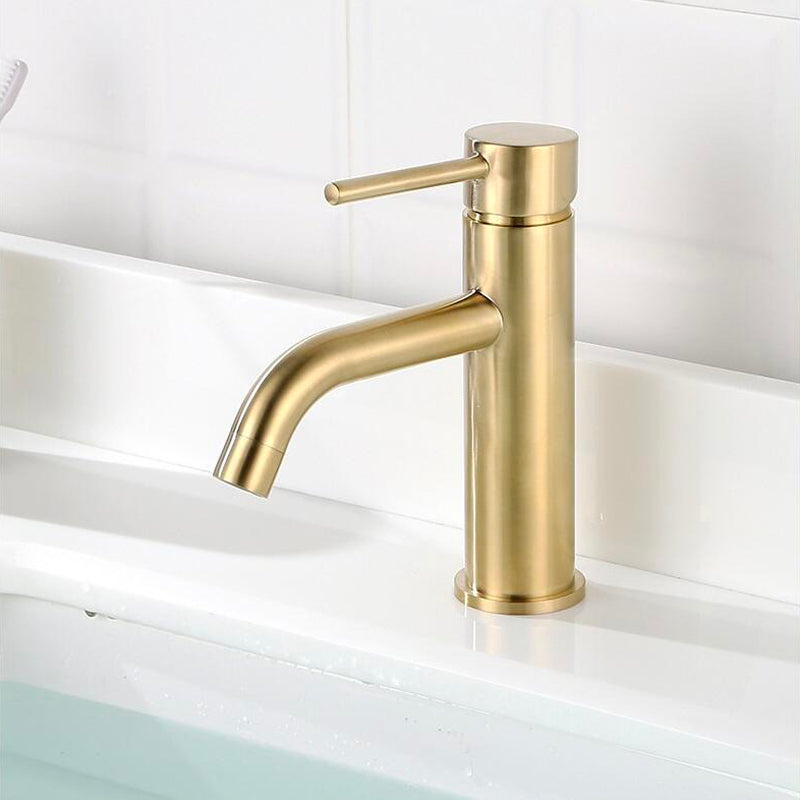 A Single-Handle Bathroom Sink Faucet Image