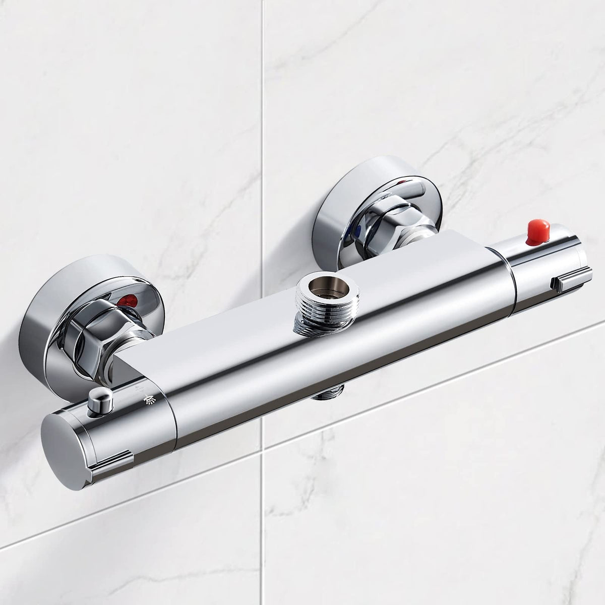 A Chrome Thermostatic Mixer Faucet Image