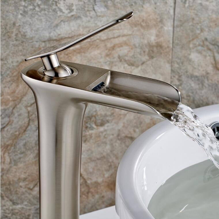 A Compact Faucet for Your Vessel Sink Image