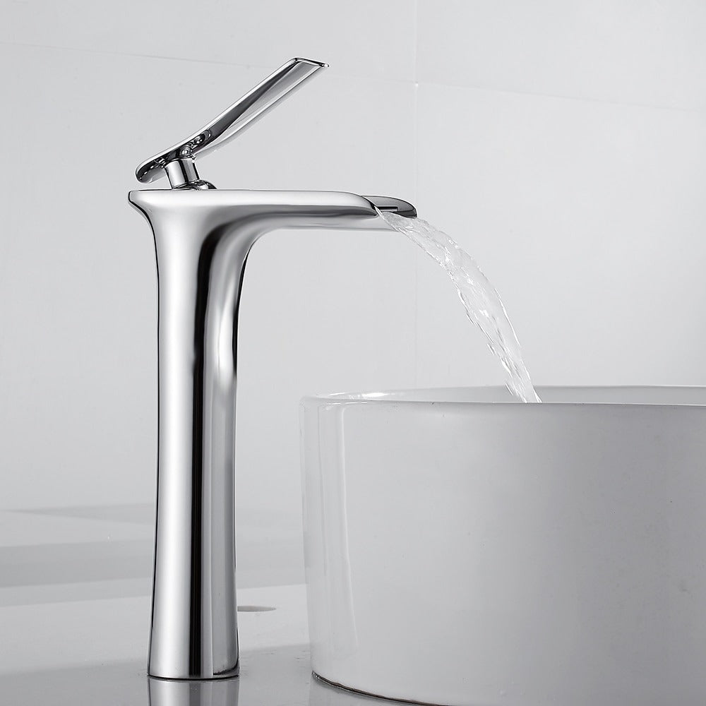 A Compact Faucet for Your Vessel Sink Image
