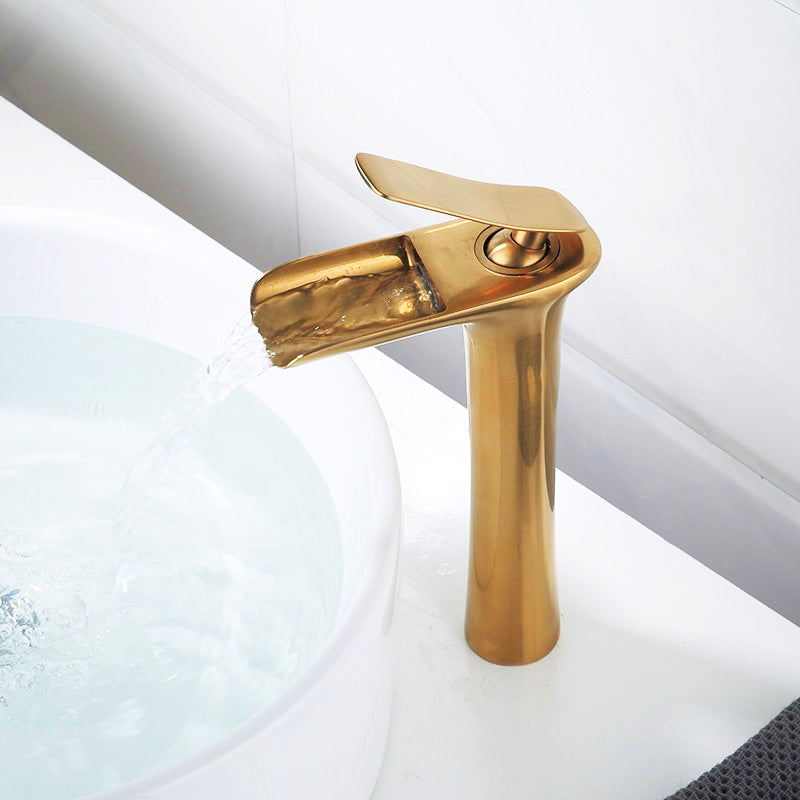 A Compact Faucet for Your Vessel Sink Image