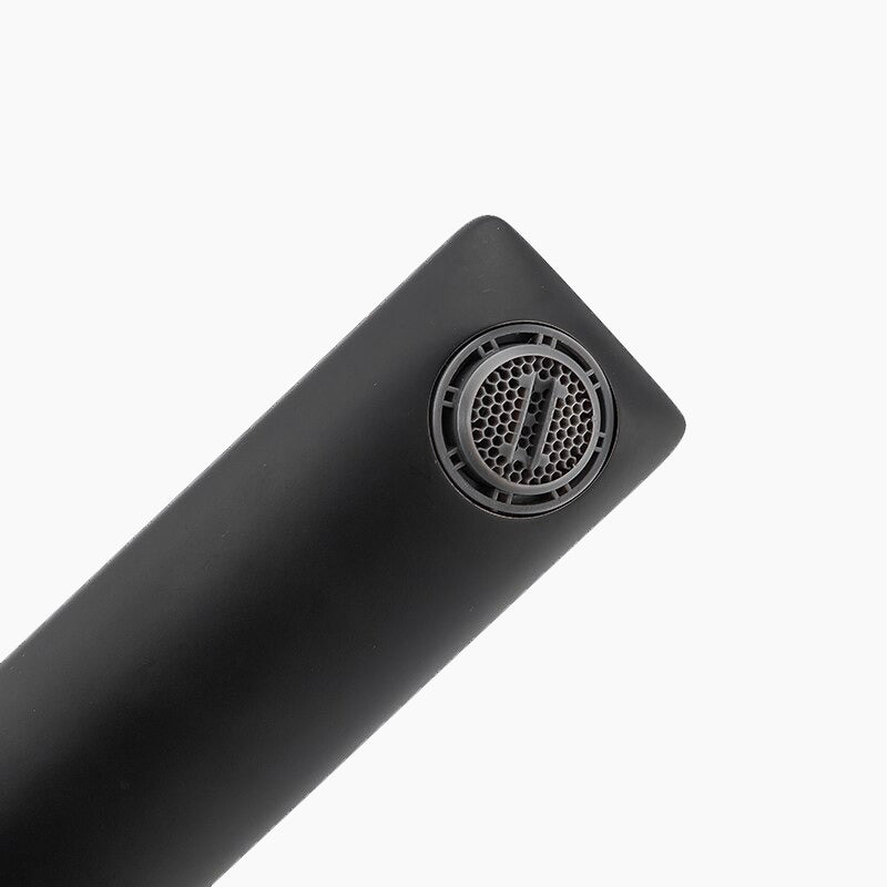 A Matte Black Bathroom Sink Faucet Image