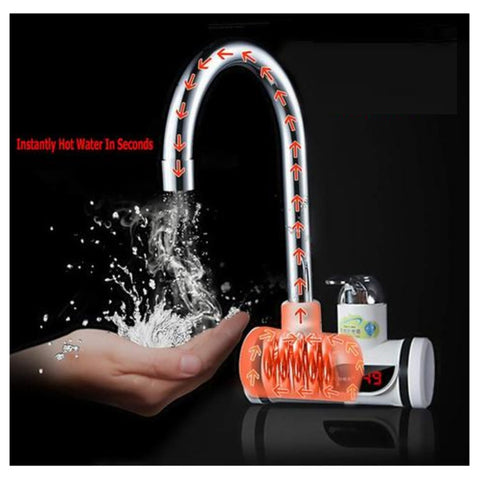 Instant Hot Water Tap with Digital Display Image