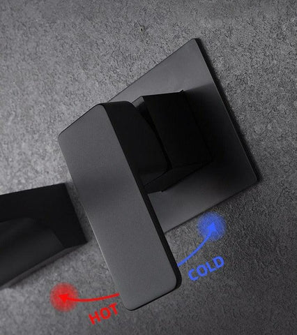Modern Wide Chrome Waterfall Bathroom Spout Image